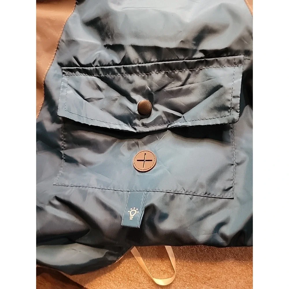 Arcadia Trail 3 in 1 Multiwear Blue Dog Coat w/ Removable Sherpa Liner Sz Xlarge